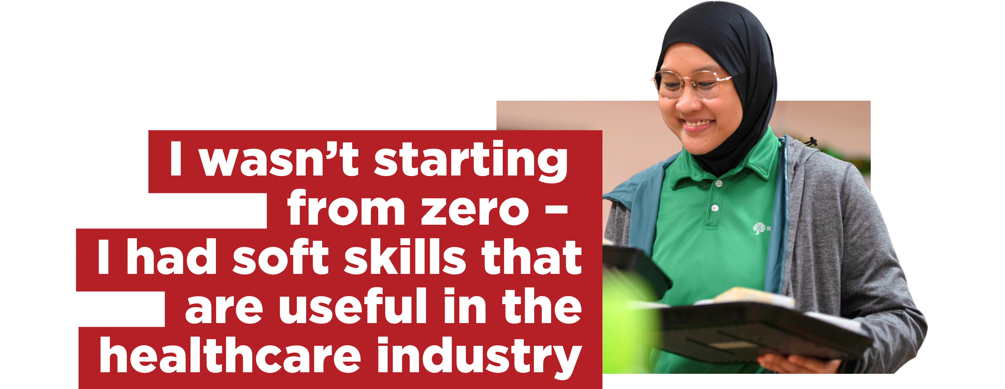 Photo of Zulaiha with quote